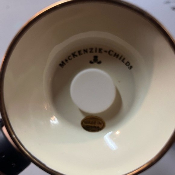 MacKenzie-Childs Courtly Large Salt and Pepper Shakers - Picture 3 of 4